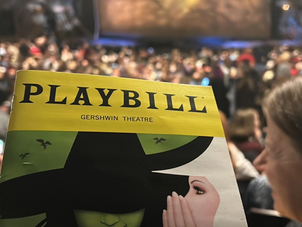 Wicked playbill from '23