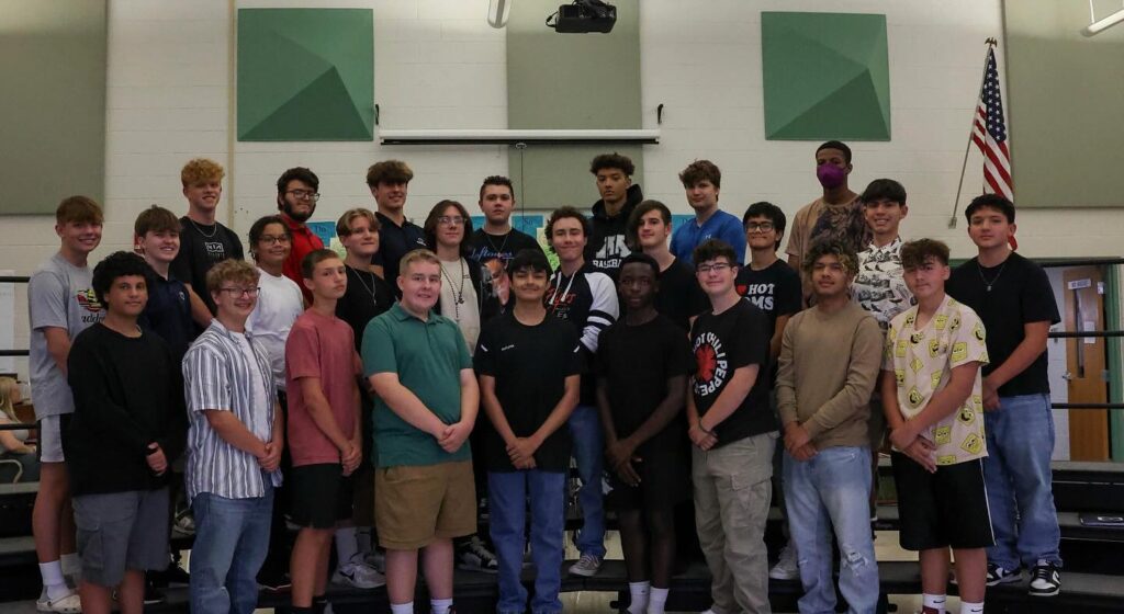 Photo of Men's Chorale ensemble for 2024 - 2025 year