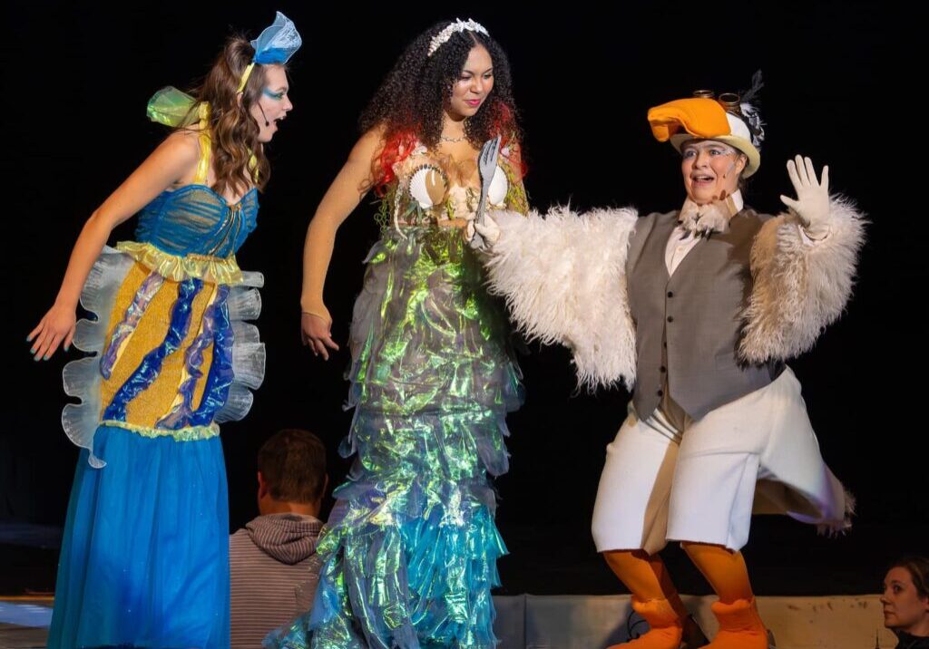 Scene from The Little Mermaid musical 2024